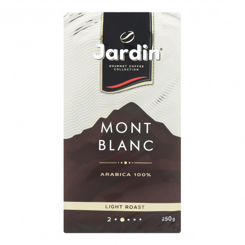 Кава натуральна світлообсмажена arabica 100% Mont Blanc Jardin м/у 250г