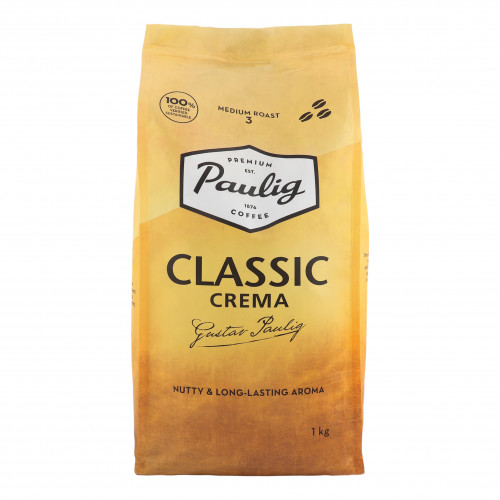 Кава натуральна в зернах Classic Crema Paulig м/у 1кг