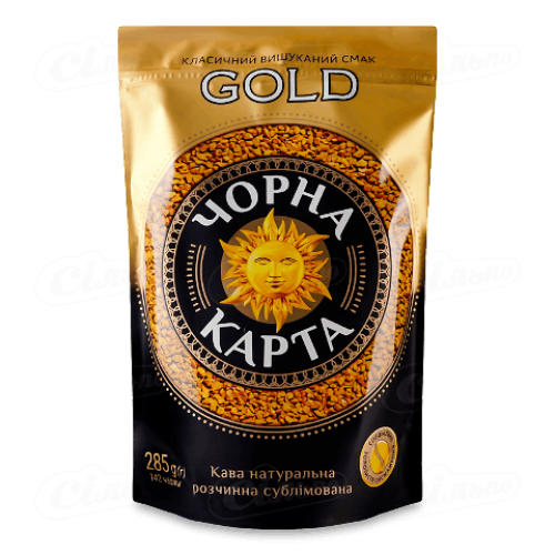 Кава Чорна Карта Gold розчинна 285г