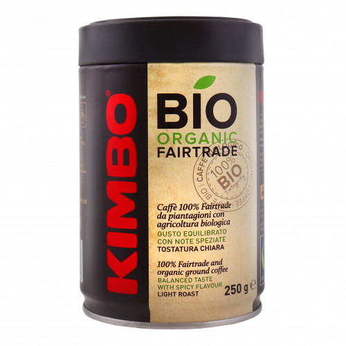 Кава смажена мелена Bio organic Kimbo з/б 250г