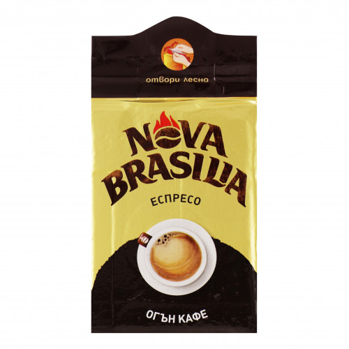 Кава смажена мелена Espresso Nova Brasilia в/у 200г