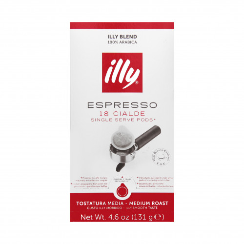 Кава смажена мелена в монодозах Espresso Illy к/у 131г