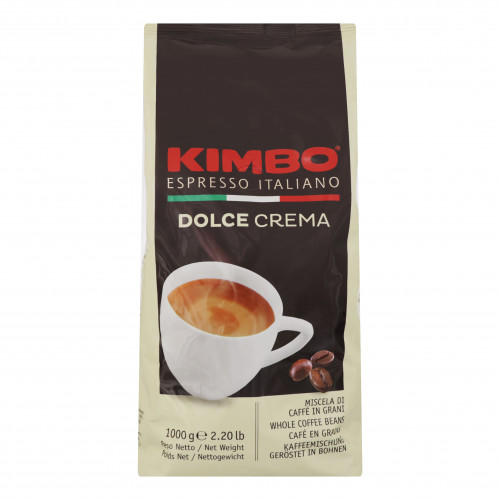 Кава в зернах смажена Dolce Crema Kimbo м/у 1000г