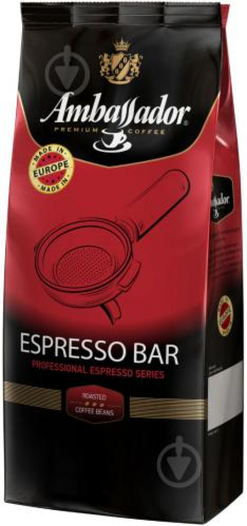 Кава зерно Ambassador Espresso Bar темнообсмаж пак, 1кг