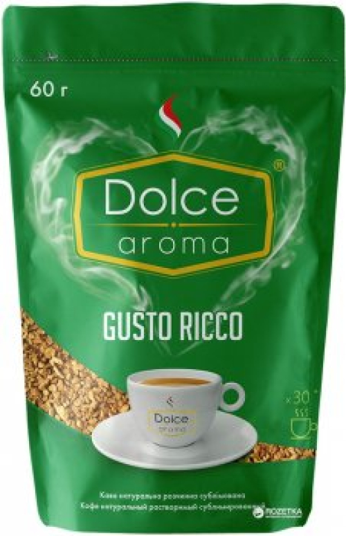 Кофе растворимый Dolce Aroma Gusto Ricco 60г (4820093481434) 