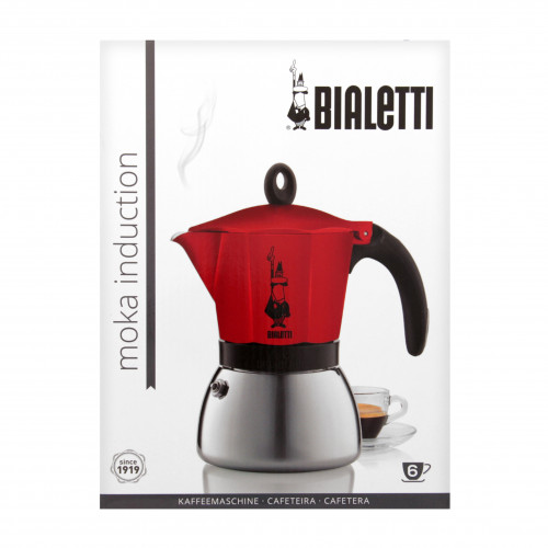 Кофеварка Bialetti MokaInduct гейз крас 6чаш 0.36л