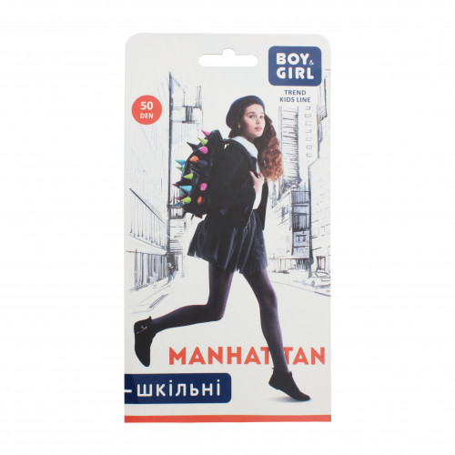 Колготи дитячі Boy&Girl Manhattan 50den 140-146 brown