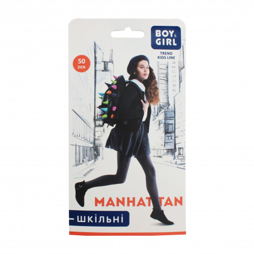 Колготи дитячі Boy&Girl Manhattan 50den 152-158 brown