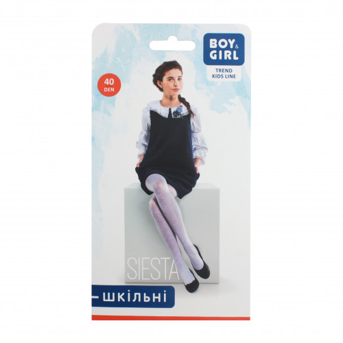 Колготи дитячі Boy&Girl Siesta 40den 128-134 black