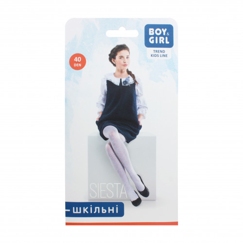 Колготи дитячі Boy&Girl Siesta 40den 140-146 white