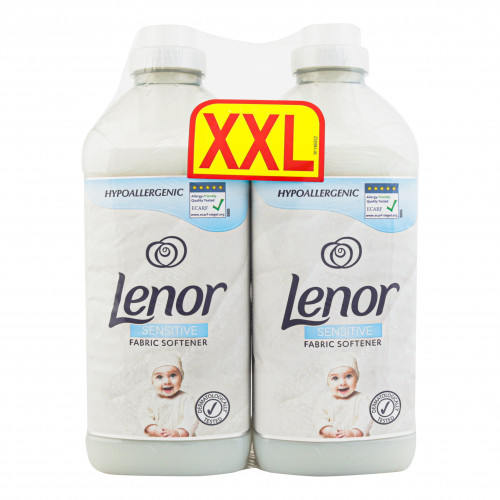 Кондиціонер для білизни концентрований Sensitive Lenor 2x1.36л