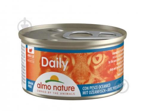 Корм для котів Almo Nature Daily океанічна риба, 85г