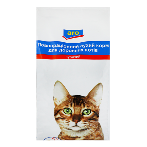 Корм для котів Aro курячий сухий 2,5кг