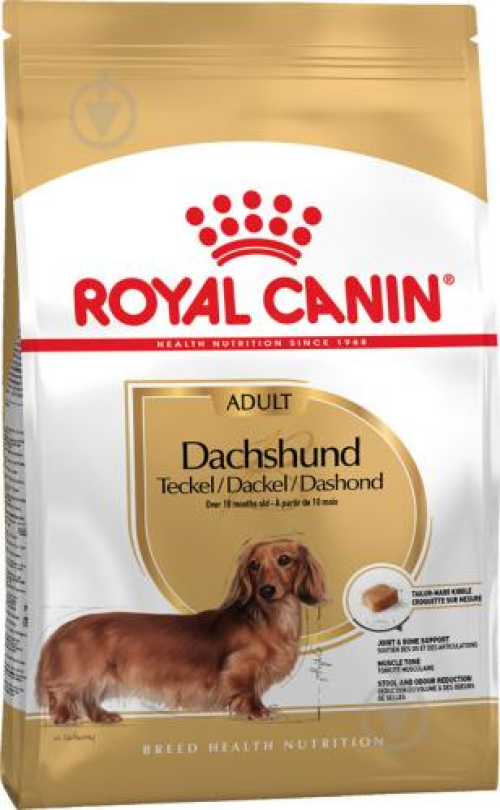 Корм для собак Royal Canin DACHSHUND ADULT, 1,5кг