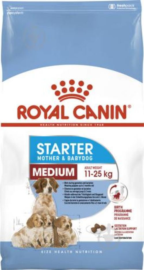 Корм для собак Royal Canin MEDIUM STARTER, 1кг