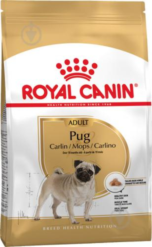 Корм для собак Royal Canin PUG ADULT, 1,5кг