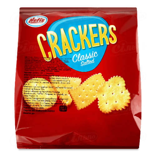 Крекер Nefis Crackers Classic з сіллю, 100г