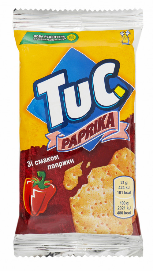 Крекер солоний Paprika Tuc м/у 21г