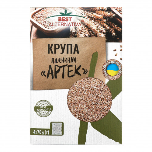 Крупа пшенична Артек Best Alternativa к/у 4х70г