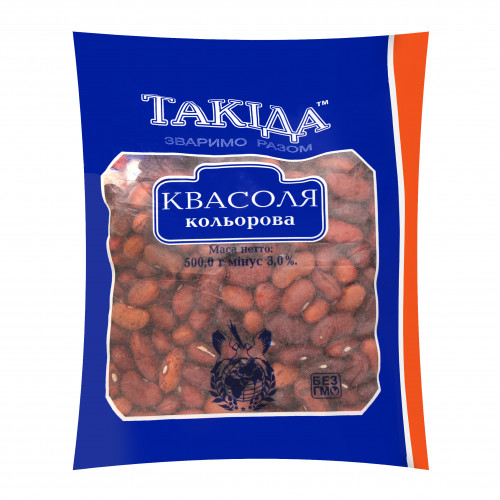 Квасоля кольорова Такіда м/у 500г