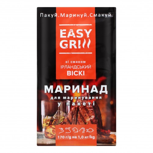 Маринад зі смаком Ірландський віскі Easy Grill м/у 170г