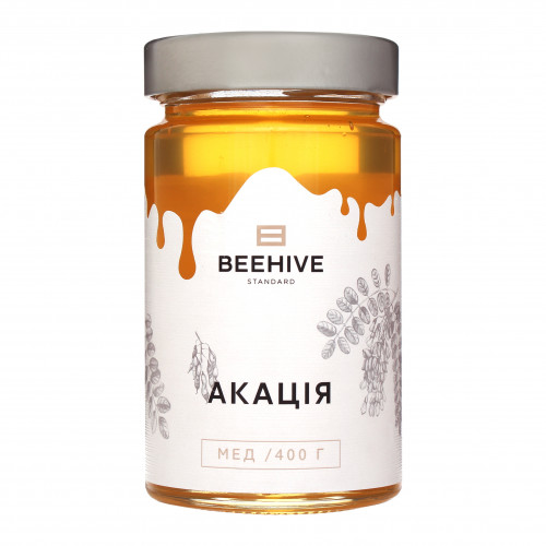 Мед натуральний Акацієвий Beehive с/б 400г