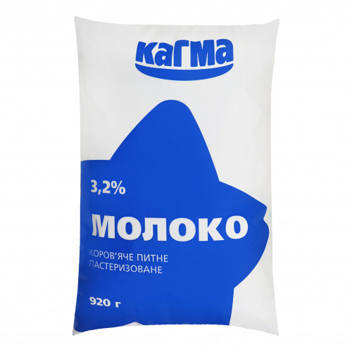 Молоко 3.2% пастеризоване Кагма м/у 920г