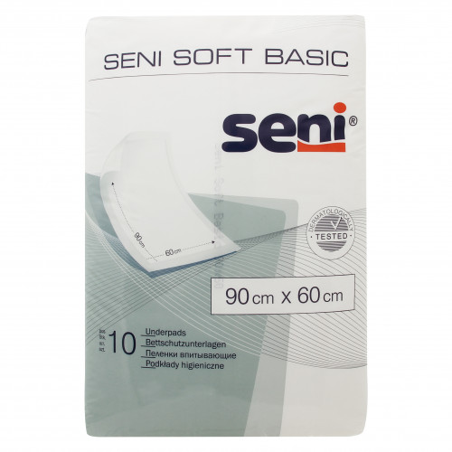 Пелюшки Seni Soft Basic гігієнічні 90х60см 10шт