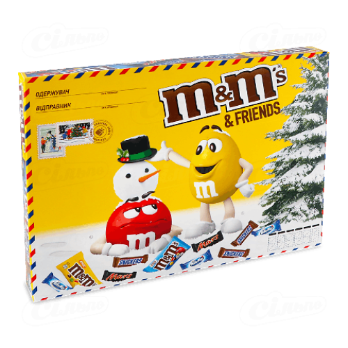 Набір драже M&M's & Friends Середня Бандероль 230,5г