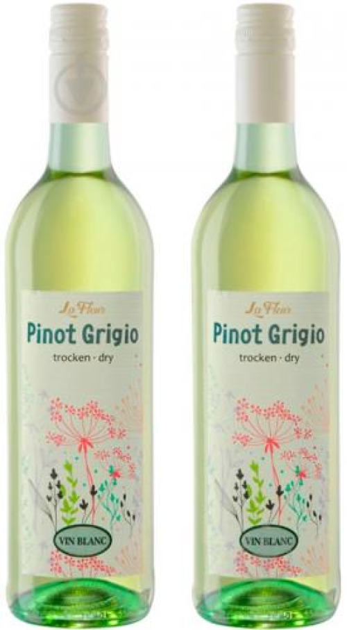 Набір Вино біле сухе La Fleur "Pinot Grigio" 1+1-1.5л