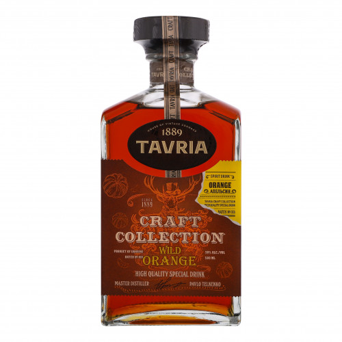 Напій алкогольний 0.5л 30% міцний Wild Orange Craft Collection Tavria пл