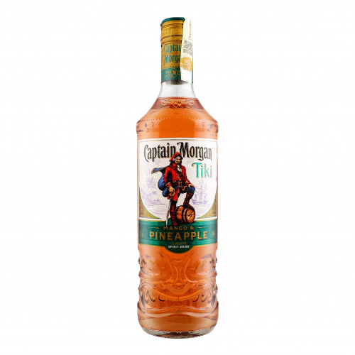 Напій алкогольний 0.7л 25% на основі карибського рому Mango&Pineapple Tiki Captain Morgan пл