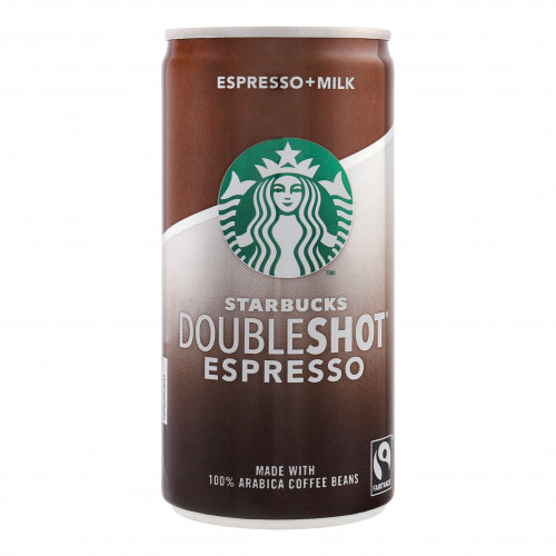 Напій молочний пастеризований Doubleshot Espresso Starbucks з/б 200мл