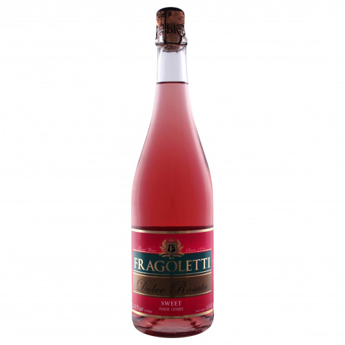 Напій винний 0.75л 5-6.9% рожевий солодкий Dolce Rosato Fragoletti пл