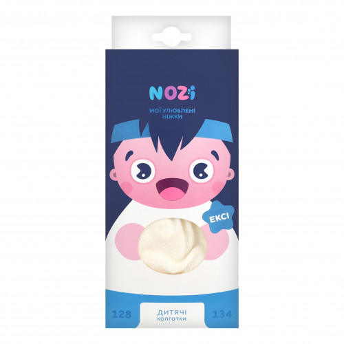 Nozi колготки дитячі K0001 р.128-134 milk