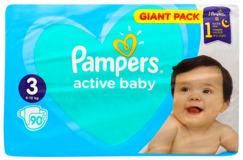 Підгузки Pampers Active Baby 3 6-10кг 90шт