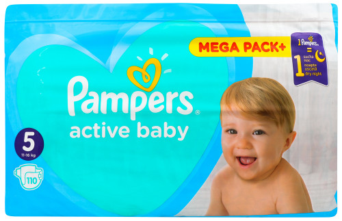 PAMPERS ПІДГ. ACTIVE BABY 5 110ШТ