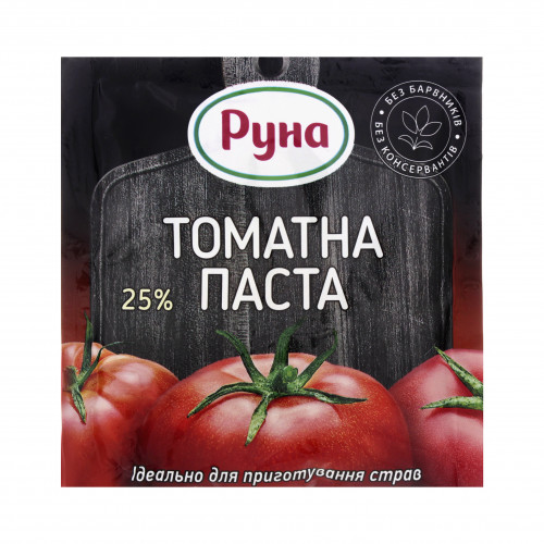 Паста томатна 25% Руна м/у 70г