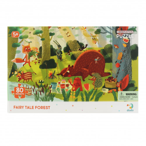 Пазл для дітей від 5років 45х31см №300366 Fairy tale forest Observation Dodo 80ел