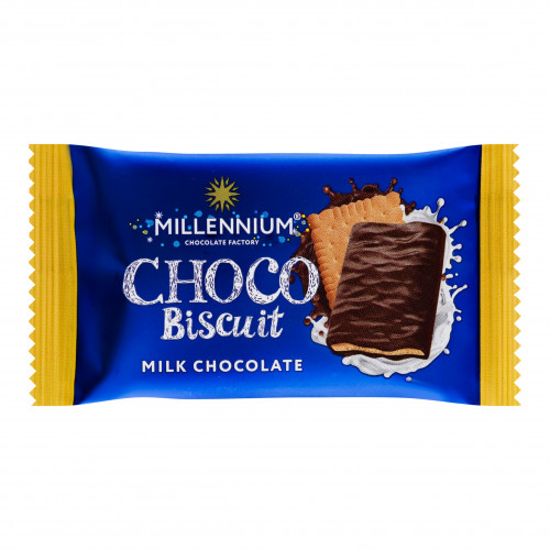 Печиво глазуроване Choco Biscuit Millennium м/у 14г