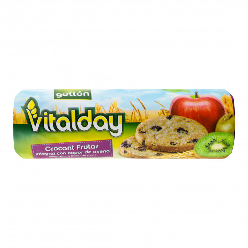 Печиво Gullon Vitalday з крокантом та фруктами 300г