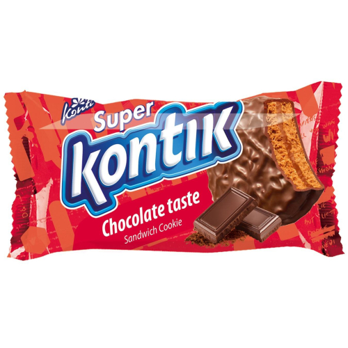 Печиво-сендвіч Konti Super Kontik з шоколадом 100г