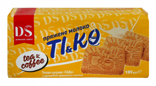 Печиво "ТИ&КО" з аром.пряж.молока 185г /DS/