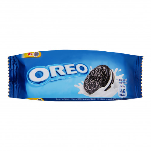 Печиво з какао та кремовою начинкою ванільного смаку Oreo м/у 38г