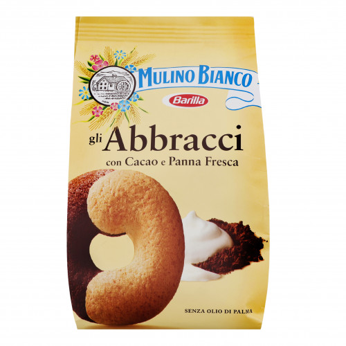 Печиво з какао та вершками Abbracci Mulino Bianco м/у 350г