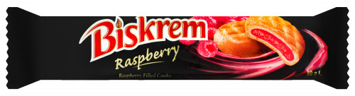 Печиво з малиновою начинкою Raspberry Biskrem Ulker м/у 80г