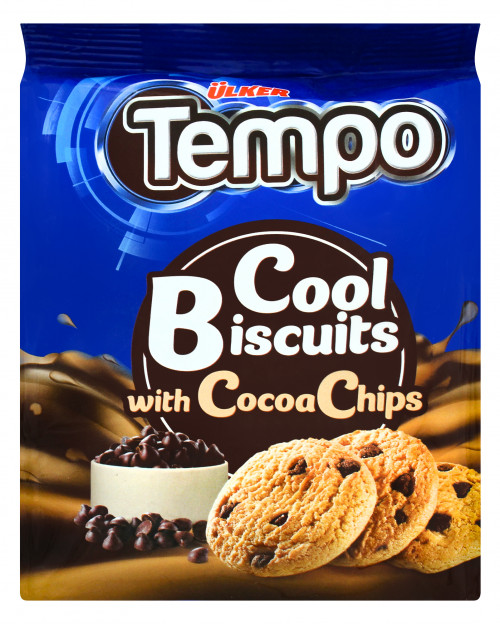 Печиво з шматочками шоколаду Cool Biscuits Tempo Ulker м/у 100г