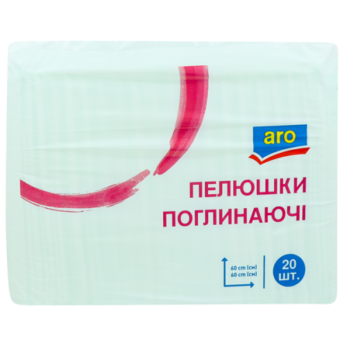 Пелюшки Aro поглинаючі одноразові дитячі 60х60см 20шт