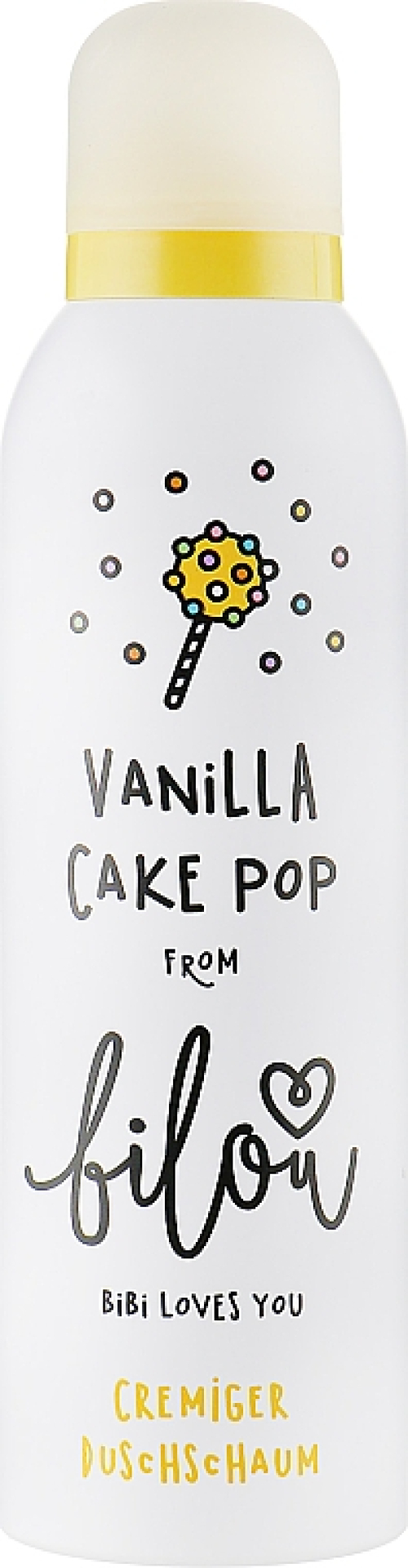 Пенка для душа «Ванильная конфета» Bilou Vanilla Cake Pop Shower Foam, 200мл (4260437290054) 