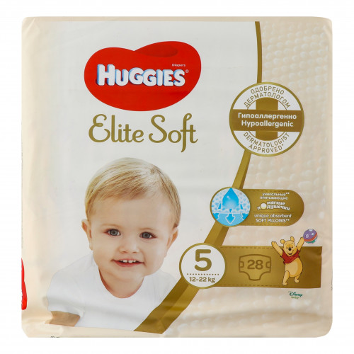 Підгузники Huggies Elite Soft 5 12-22кг 28шт